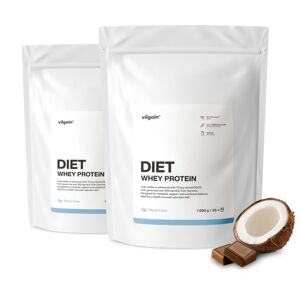 Vilgain Diet Whey –  2× čokoláda a kokos 1000 g