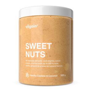 Vilgain Sweet Nuts –  3× Kešu a kokos s vanilkou 300 g