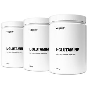 Vilgain L-Glutamín –  3× bez príchute 500 g