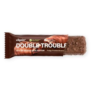 Vilgain Double Trouble Protein Bar –  12× Dvojitá čokoláda s krémom 55 g