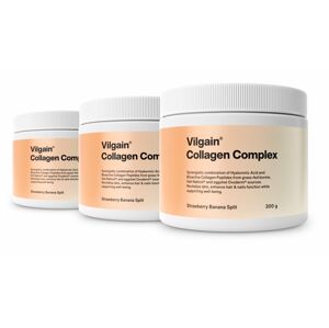 Vilgain Kolagén komplex –  3× jahoda a banán 300 g