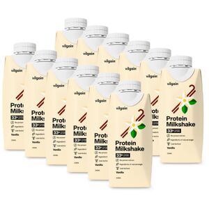 Vilgain Protein Milkshake –  12× vanilka 330 ml