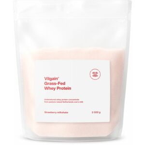 Vilgain Grass-Fed Whey Protein jahodový milkshake 2000 g