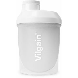 Vilgain Shaker – transparentní bílá 300 ml