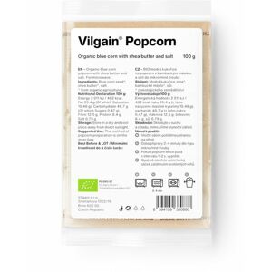 Vilgain Popcorn do mikrovlnky BIO solený z modrej kukurice 100 g