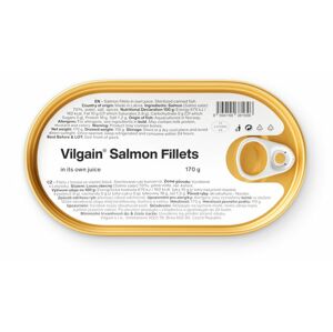 Vilgain Filety z lososa vo vlastnej šťave 170 g