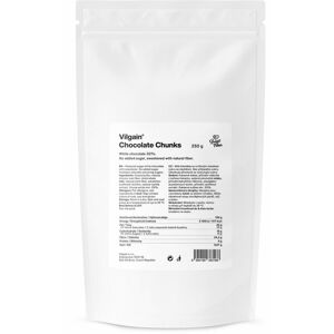 Vilgain Chocolate chunks – biela čokoláda 250 g