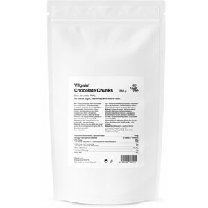 Vilgain Chocolate chunks – tmavá čokoláda 250 g