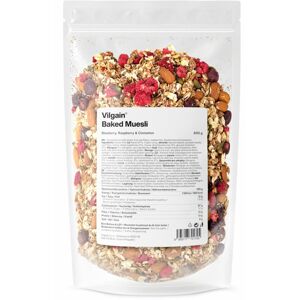 Vilgain Pečené müsli čučoriedky, maliny & škorice 600 g