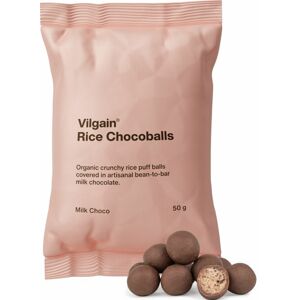 Vilgain Rice Chocoballs BIO – mliečna čokoláda 50 g
