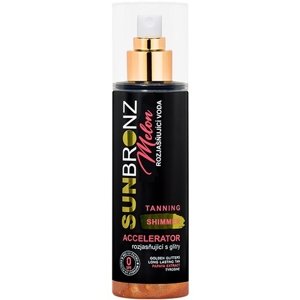 VIVACO SUN BRONZ Rozjasňujúca voda MELON s trblietavým efektom 200ml