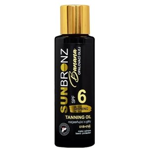 VIVACO SUN BRONZ Opaľovací olej SPF 6 BANANA s trblietavým efektom 100ml