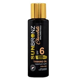 VIVACO SUN BRONZ Opaľovací olej SPF 6 CHOCOLATE s trblietavým efektom 100ml