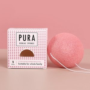 Sister Young PURA Konjacová špongia - Prírodná hubka na tvár - PINK