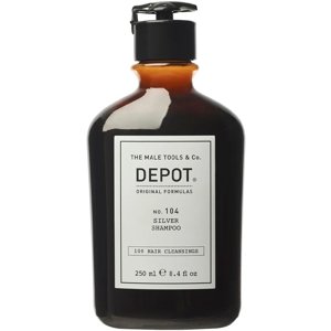DEPOT No. 104 Strieborný šampón na šedé a blond vlasy 250ml