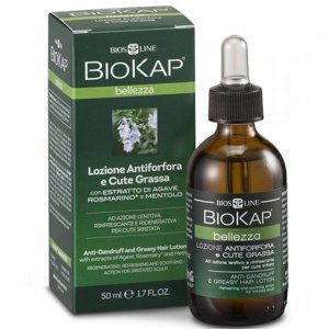 BIOKAP Bellezza Lozione Antiforfora Sérum na mastné vlasy a proti lupinám 50ml