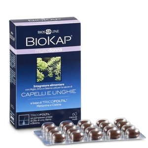 BIOKAP Anticaduta Miglio Donna Doplnok na podporu rastu a obnovy vlasov pre ženy 60 kapsúl