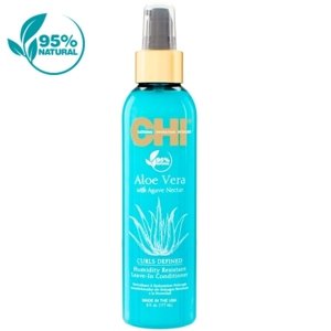 CHI Aloe Vera Curl Humidity Resistant Leave-in Condicioner Bezoplachový kondicionér 177ml