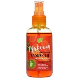 VIVACO Mrkvový BRONZ OLEJ BEZ UV FILTROV s betakaroténom pre rýchle zhnednutie150ml