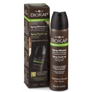 BIOKAP Nutricolor sprej na zakrytie odrastov a šedín Dark Brown - Tmavý hnedý  75ml