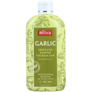 Milva Energizujúci Šampón s cesnakom pre slabé vlasy 200ml