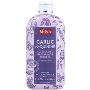 Milva Šampón s cesnakom a chinínom pre zrýchlený rast vlasov 200ml