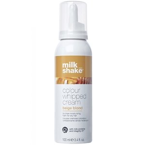 Milk Shake Colour Whipped Cream Farebná bezoplachová vyživujúca pena 100ml - BEIGE BLOND