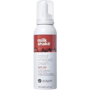 Milk Shake Colour Whipped Cream Farebná bezoplachová vyživujúca pena 100ml - LIGHT RED