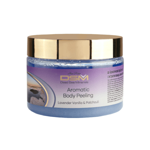 Mon Platin DSM Aromatický telový peeling - levanduľa, vanilka a pačuli 330ml