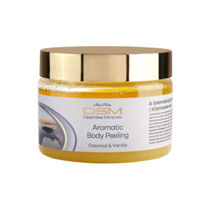 Mon Platin DSM Aromatický telový peeling - kokos a vanilka 330ml