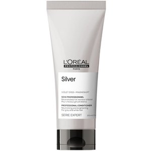 ĽOréal Professionnel Série Expert Silver Neutralizačný a rozjasňujúci kondicionér pre sivé a biele vlasy 200ml