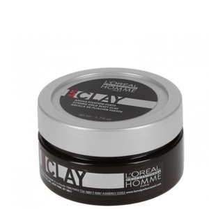ĽOréal Professionnel HOMME CLAY Silne fixačná matujúca hlina 50ml