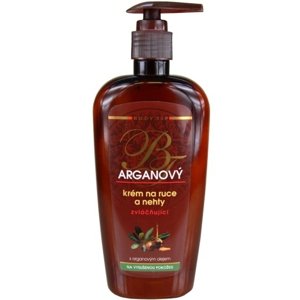 VIVACO BODY TIP Arganový krém na ruky a nechty zvláčňujúci 300ml