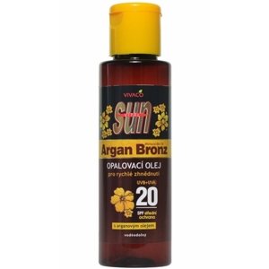 VIVACO SUN Argan Oil opaľovací olej SPF 20 s arganovým olejom 100ml