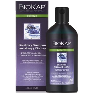 BIOKAP Bellezza Anti-yellow Violet Šampón s neutralizáciou žltých tónov 200ml