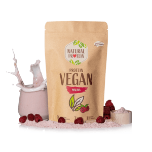 Vegánsky proteín - Malina 5 kusov