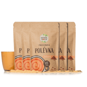 NaturalProtein Proteínová polievka - šošovicová 5 kusov