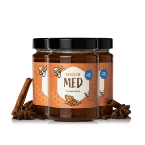 NaturalProtein Agátový med so zimným korením 3 kusy