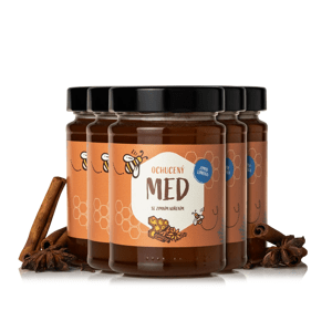 NaturalProtein Agátový med so zimným korením 5 kusov