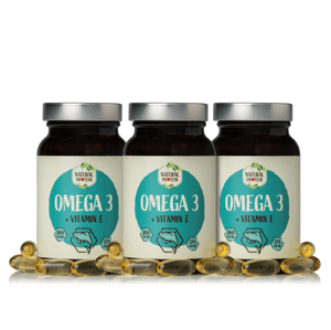 NaturalProtein Omega 3 + Vitamin E 3 kusy