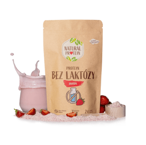 NaturalProtein Bezlaktózový proteín - Jahoda