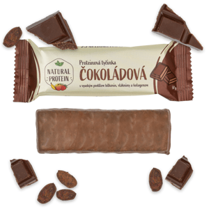 NaturalProtein Proteínová tyčinka s kolagénom - Čokoládová