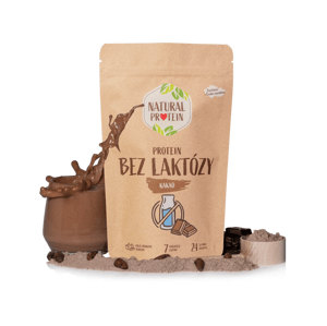 NaturalProtein Bezlaktózový protein - Kakao 5 kusov
