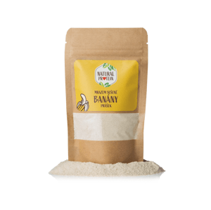 NaturalProtein Mrazom sušené banány - prášok