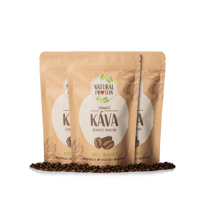 NaturalProtein Zrnková káva 100% Arabica - Velikonoce 3 kusy
