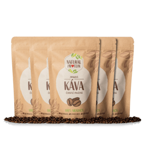 NaturalProtein Zrnková káva 100% Arabica - Velikonoce 5 kusů