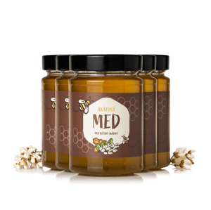NaturalProtein Agátový med 5 kusov