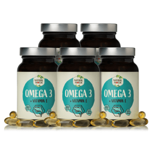 NaturalProtein Omega 3 + Vitamin E 5 kusov
