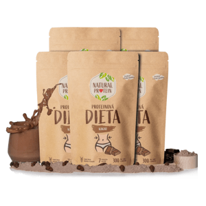 NaturalProtein Proteinová dieta - Kakao - Velikonoce 5 kusů