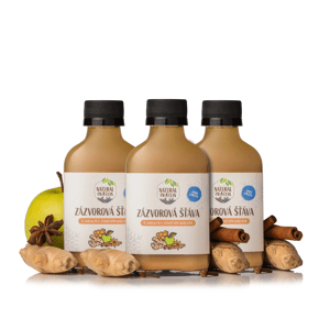 NaturalProtein Zázvorová šťáva Zimní limitka 3 kusy